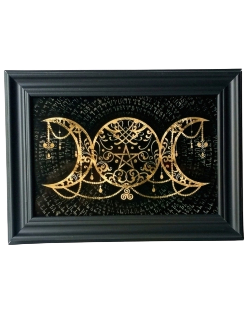 Wiccan Witchy Moon Phase Pagan Gothic Art Decor pagan Goth Hippie Art Jewelry